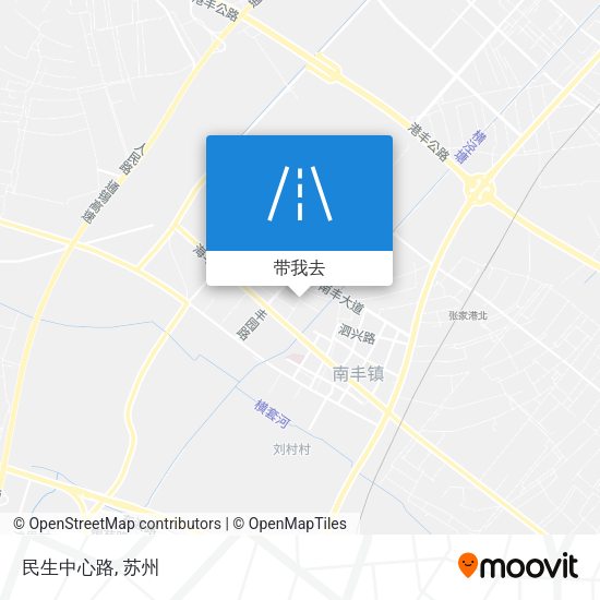 民生中心路地图