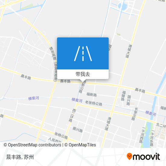 晨丰路地图