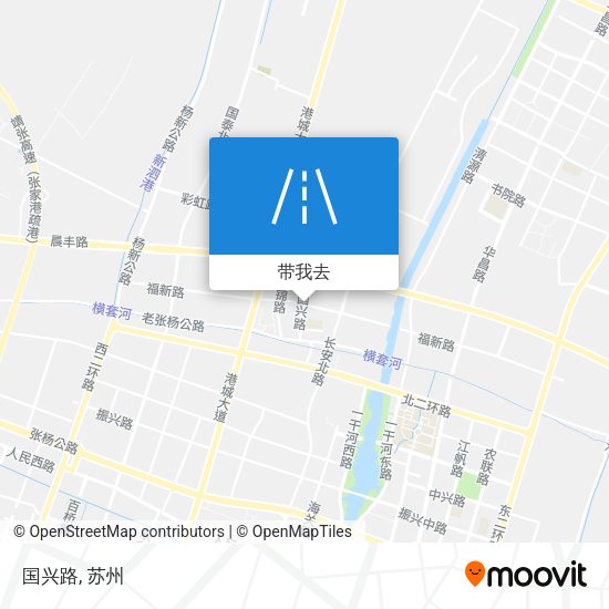 国兴路地图