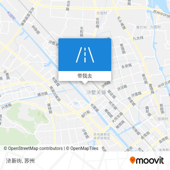 浒新街地图