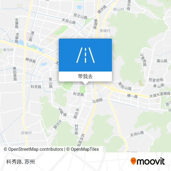 科秀路地图