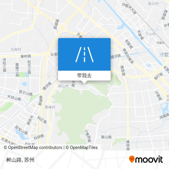 树山路地图