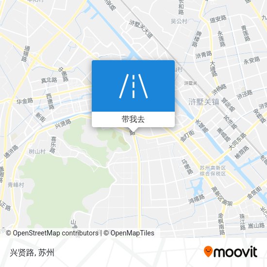 兴贤路地图