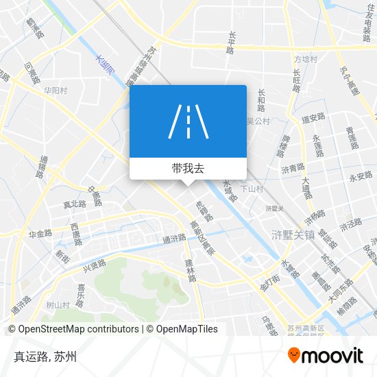 真运路地图