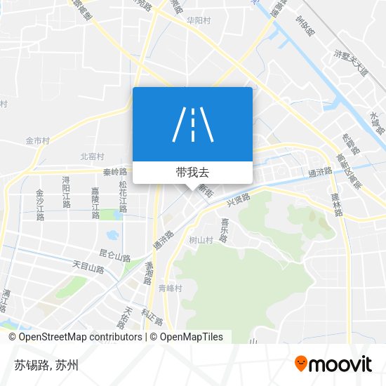 苏锡路地图