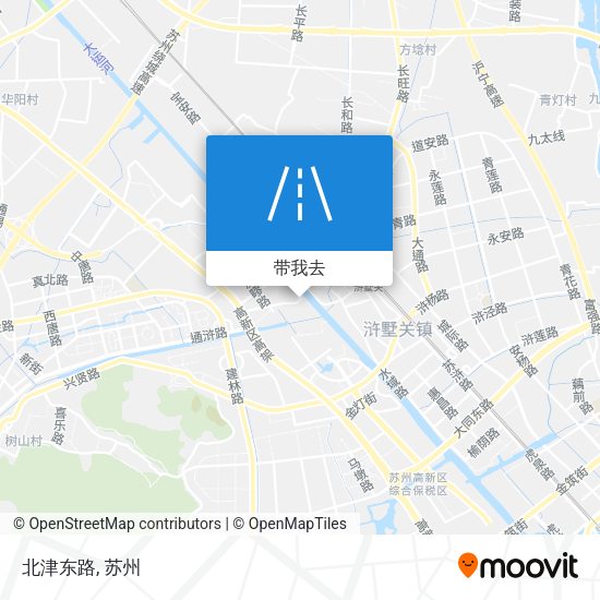 北津东路地图