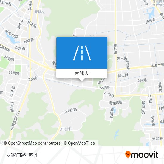 罗家门路地图