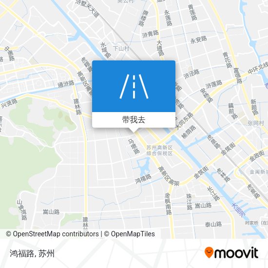 鸿福路地图