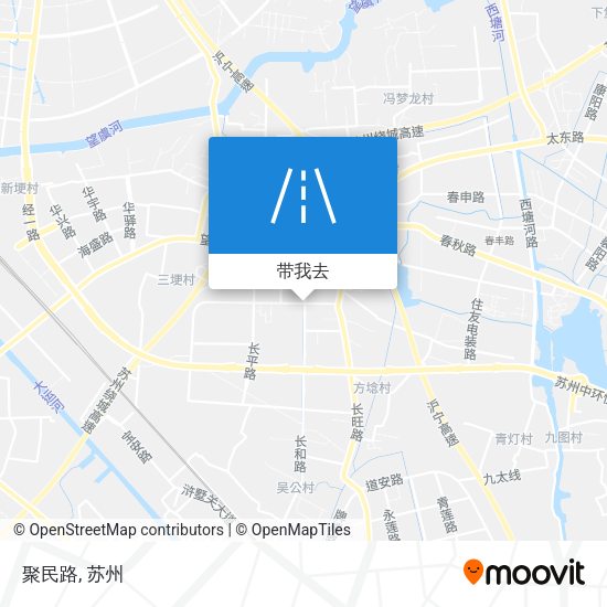 聚民路地图