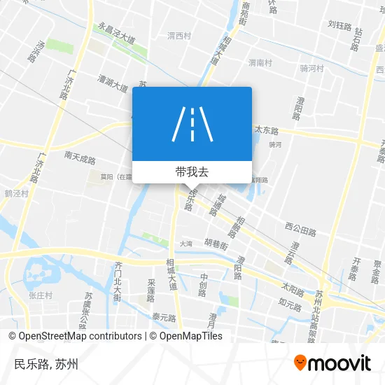 民乐路地图