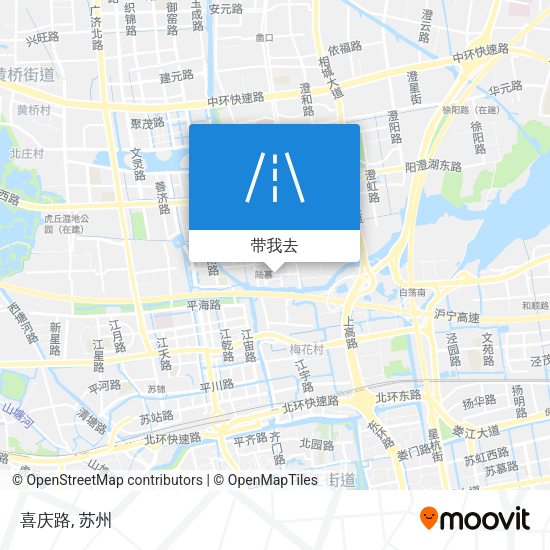 喜庆路地图