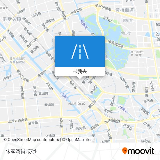 朱家湾街地图