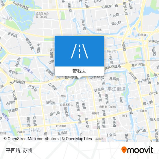 平四路地图
