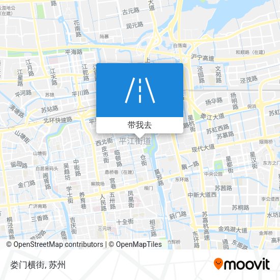 娄门横街地图