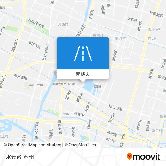 水景路地图
