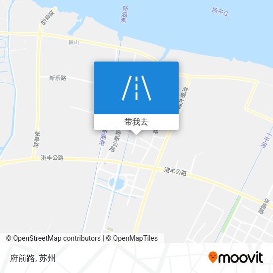 府前路地图
