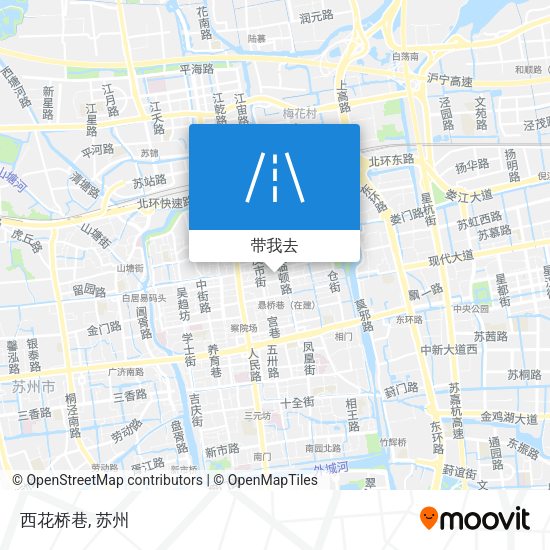 西花桥巷地图