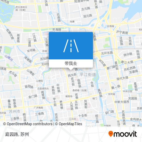 庭园路地图
