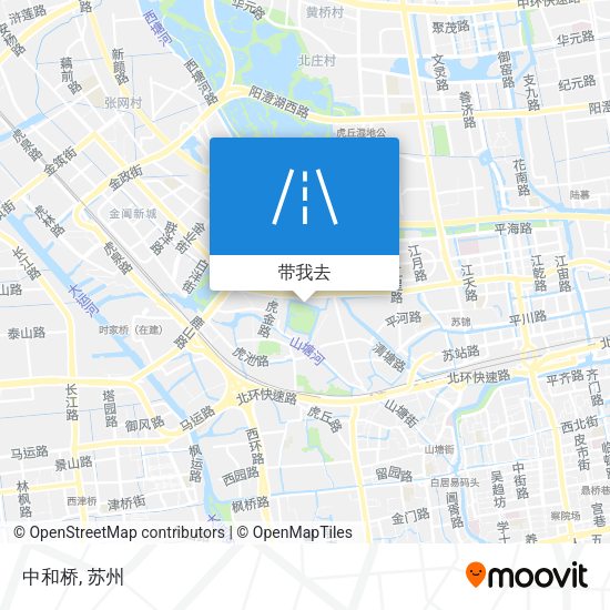中和桥地图