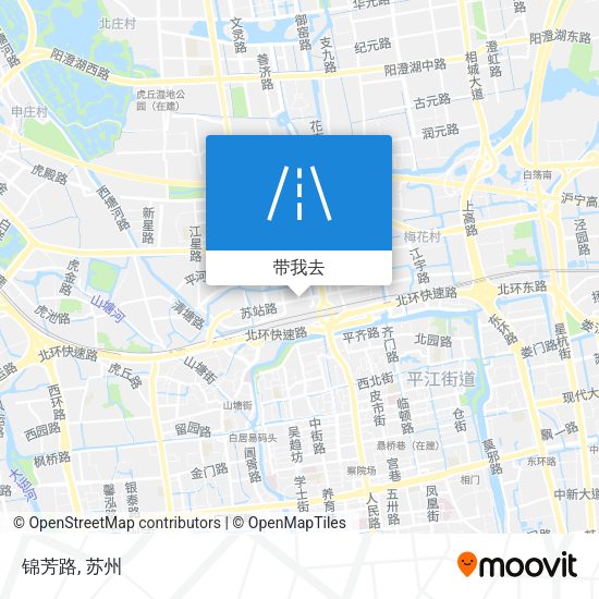 锦芳路地图
