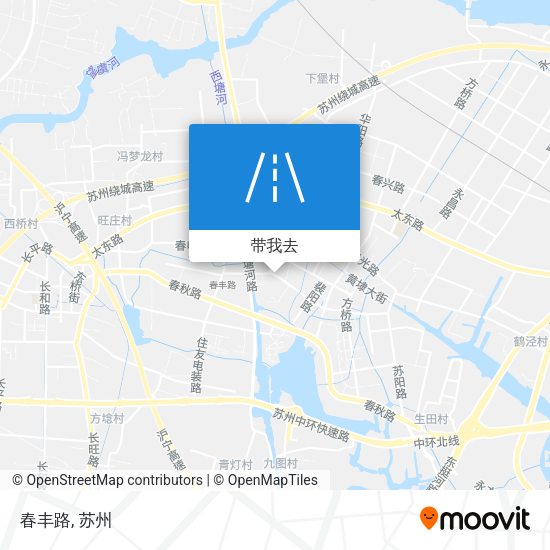 春丰路地图