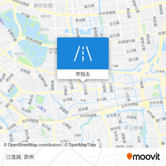 江莲路地图