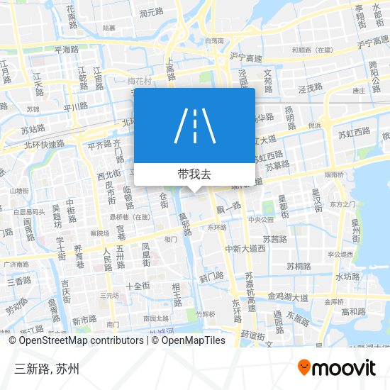 三新路地图