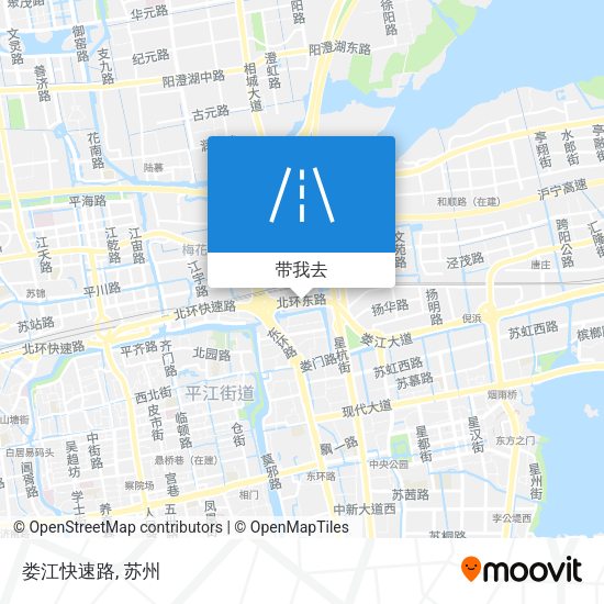 娄江快速路地图