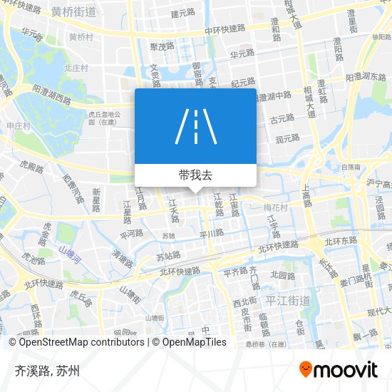 齐溪路地图