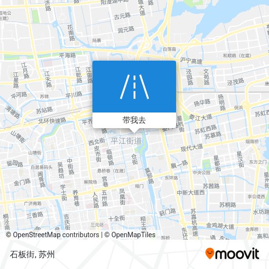 石板街地图
