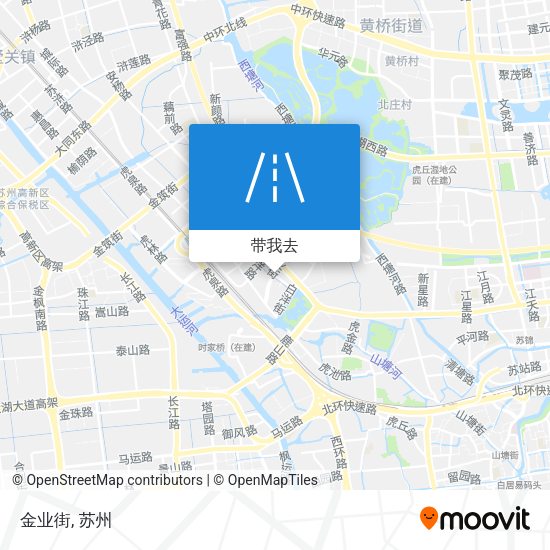 金业街地图