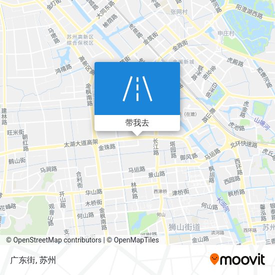 广东街地图