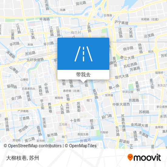 大柳枝巷地图