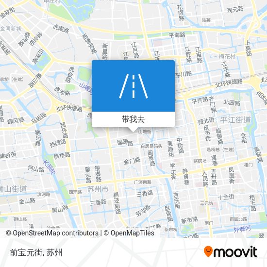 前宝元街地图