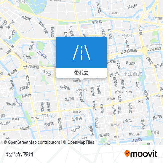 北浩弄地图