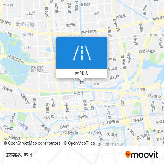 花南路地图