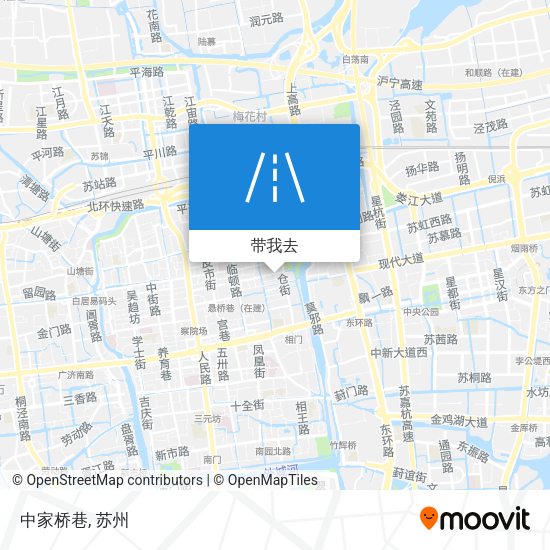 中家桥巷地图