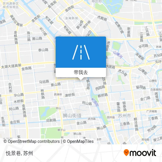 悦景巷地图
