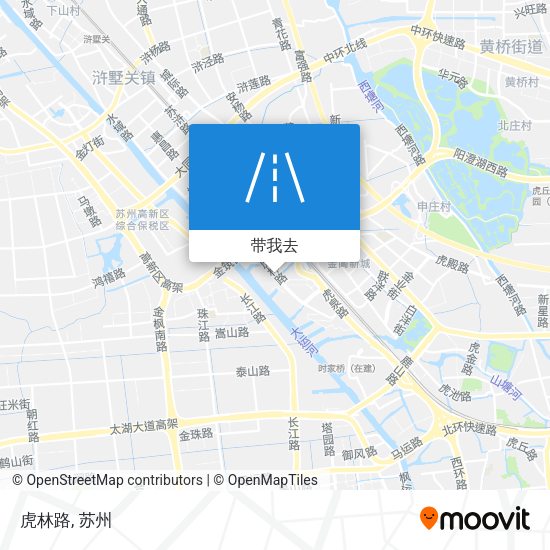 虎林路地图