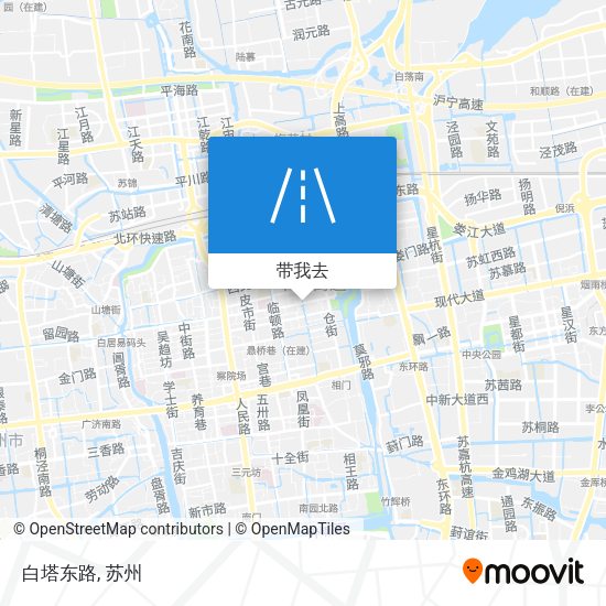 白塔东路地图
