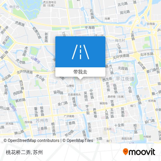 桃花桥二弄地图