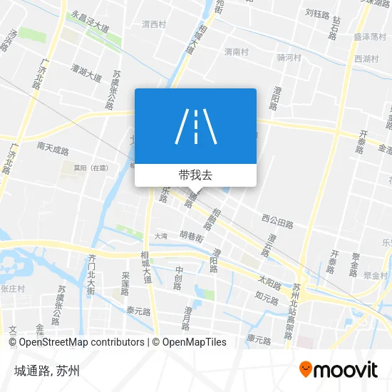城通路地图