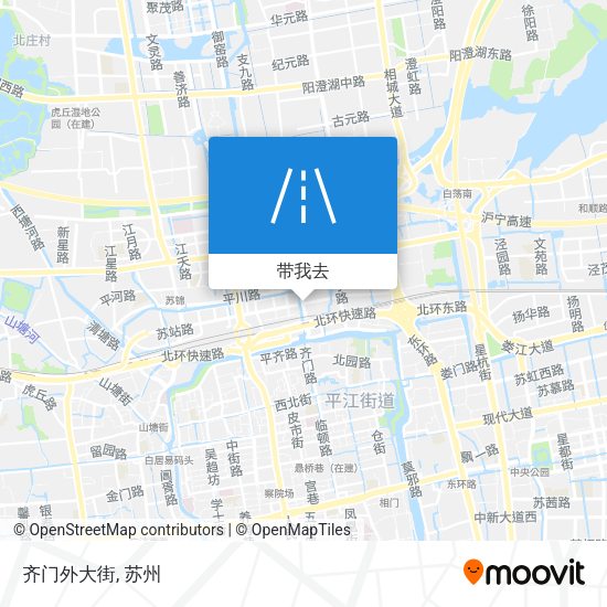 齐门外大街地图
