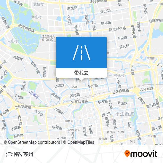 江坤路地图
