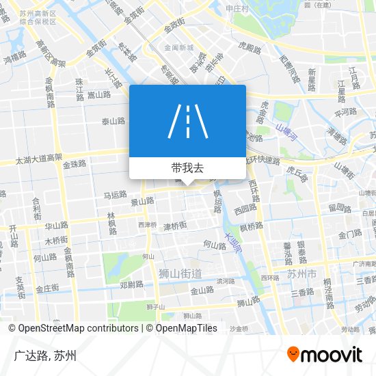 广达路地图
