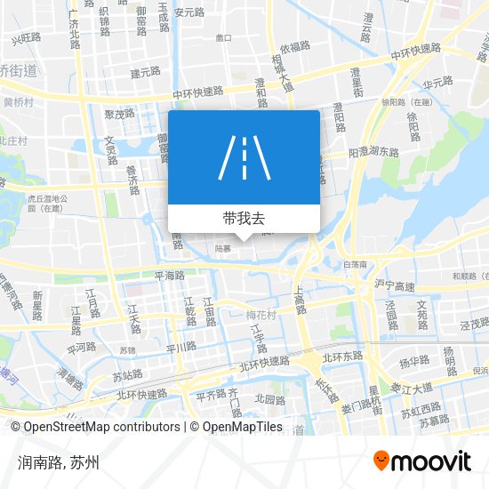 润南路地图