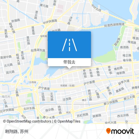 翱翔路地图