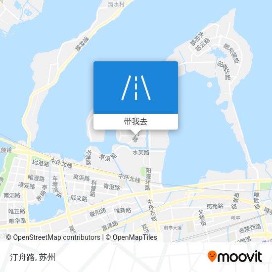 汀舟路地图