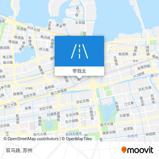 双马路地图