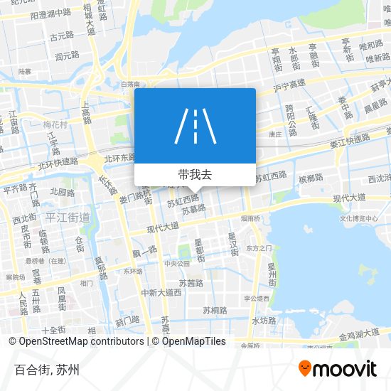 百合街地图